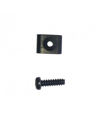 Fan Cage Fixing Clips - Clip & Screw - Set of 6