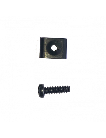 Fan Cage Fixing Clips - Clip & Screw