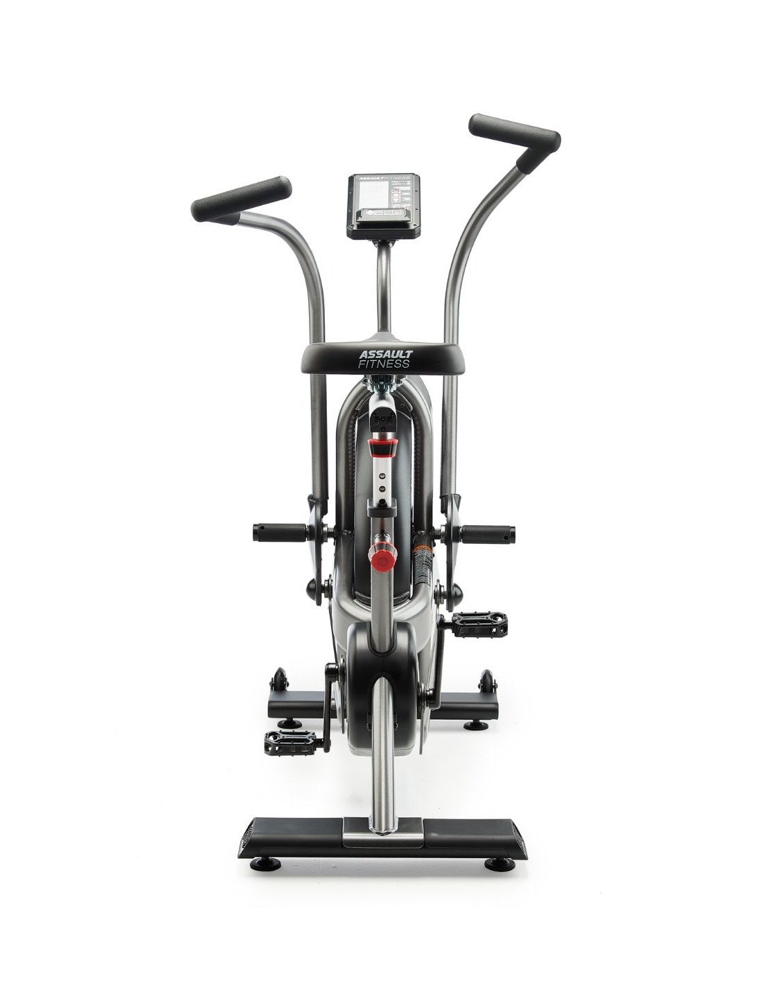 AssaultBike Elite in der Frontansicht mit hohen Griffen